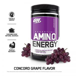 Amino ON Essential Amin.o. Energy 30 Serv Concoro Grape.