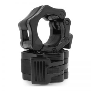 Par de Grips olímpicos en plástico negro.